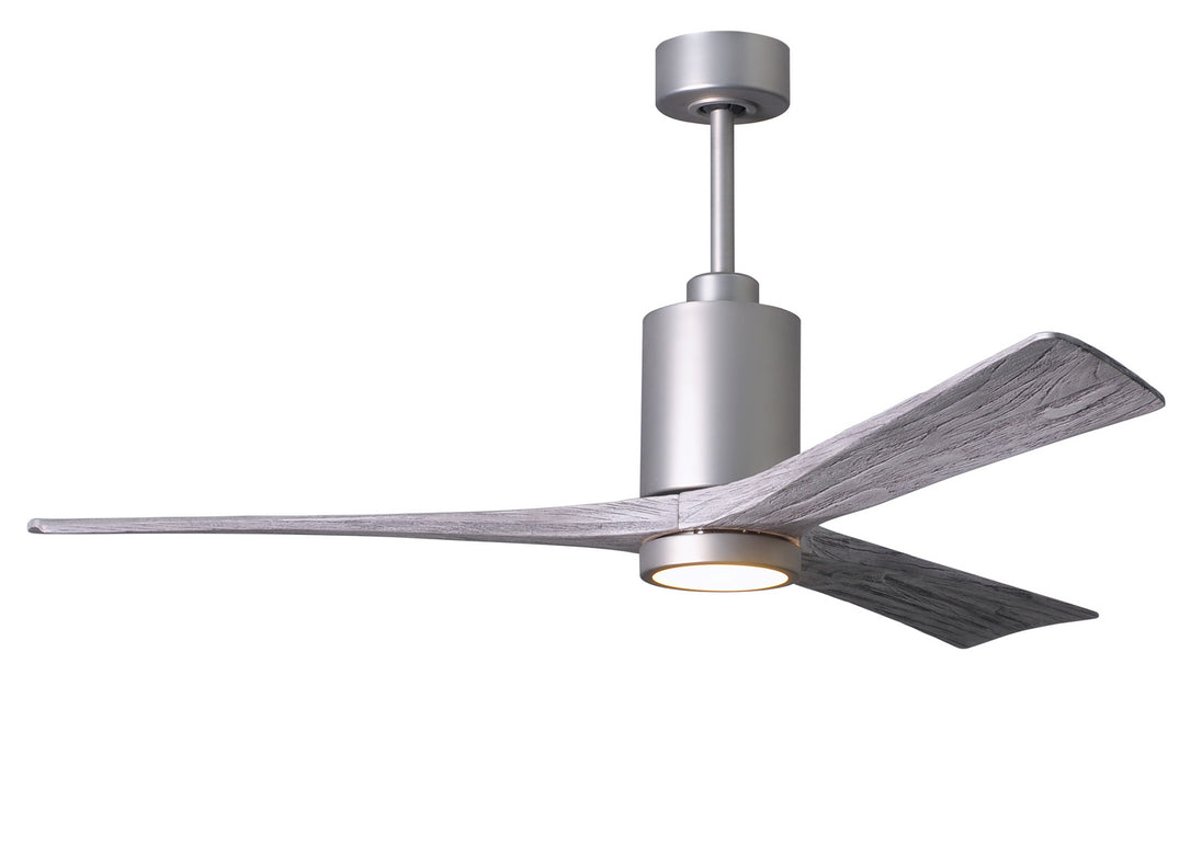 Matthews Fan Company - PA3-BN-BW-60 - 60"Ceiling Fan - Patricia - Brushed Nickel