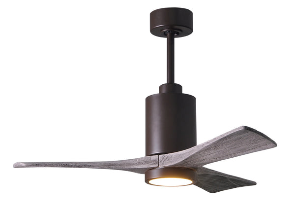 Matthews Fan Company - PA3-TB-BW-42 - 42"Ceiling Fan - Patricia - Textured Bronze