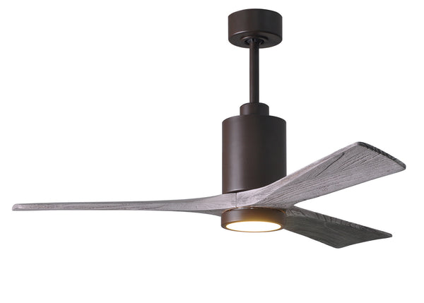 Matthews Fan Company - PA3-TB-BW-52 - 52"Ceiling Fan - Patricia - Textured Bronze