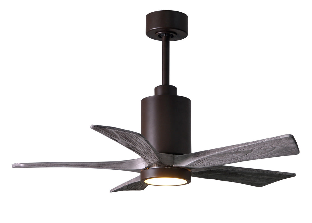 Matthews Fan Company - PA5-TB-BW-42 - 42"Ceiling Fan - Patricia - Textured Bronze