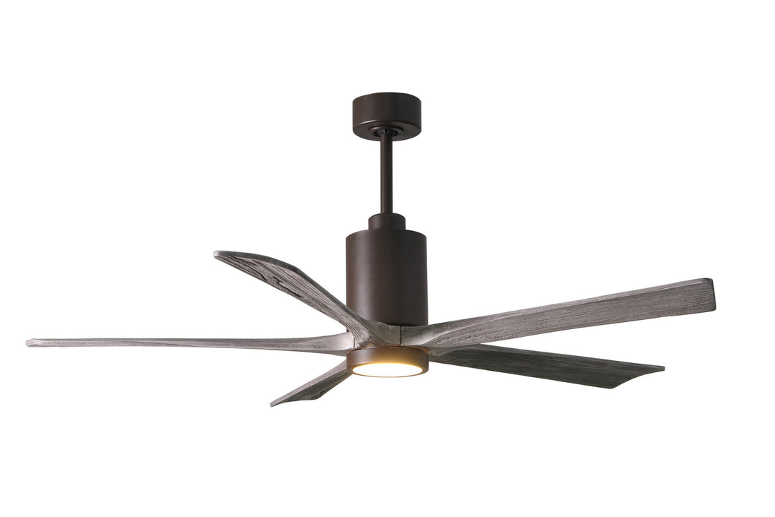 Matthews Fan Company - PA5-TB-BW-60 - 60"Ceiling Fan - Patricia - Textured Bronze