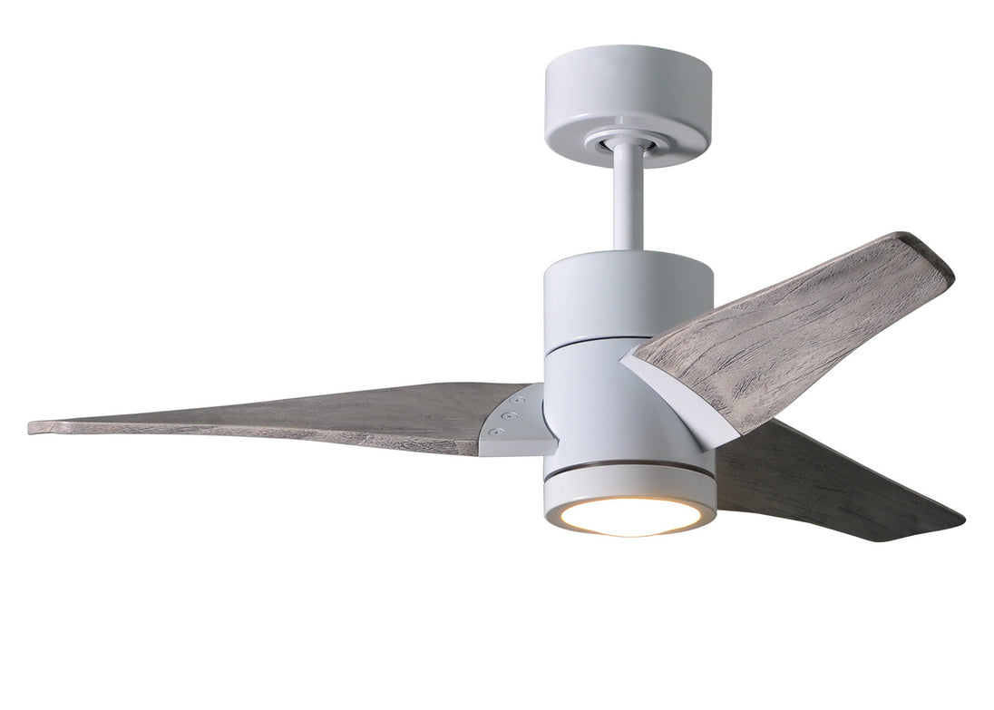 Matthews Fan Company - SJ-WH-BW-42 - 42"Ceiling Fan - Super Janet - Gloss White