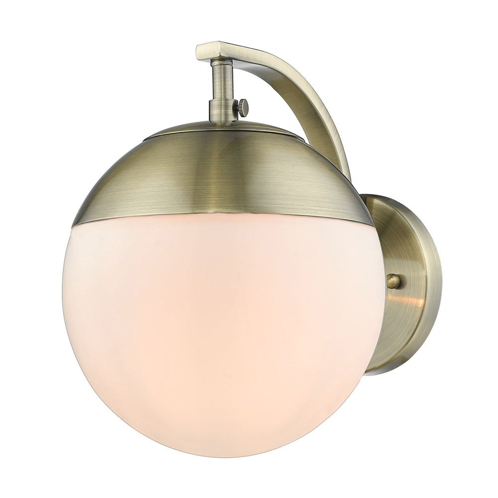 Golden - 3218-1W AB-AB - One Light Wall Sconce - Dixon AB - Aged Brass