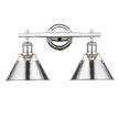 Golden - 3306-BA2 CH-CH - Two Light Bath Vanity - Orwell CH - Chrome