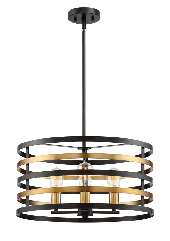 Designers Fountain - 92933-AB - Three Light Pendant - Mya - Antique Bronze