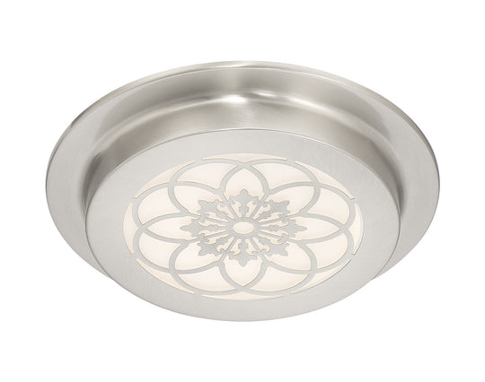 Designers Fountain - LED1271-SP - LED Flushmount - Deco Edge - Satin Platinum