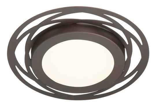 Designers Fountain - LED1277-SB - LED Flushmount - Deco Edge - Satin Bronze