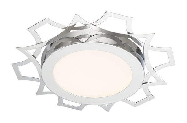 Designers Fountain - LED1279-CH - LED Flushmount - Deco Edge - Chrome
