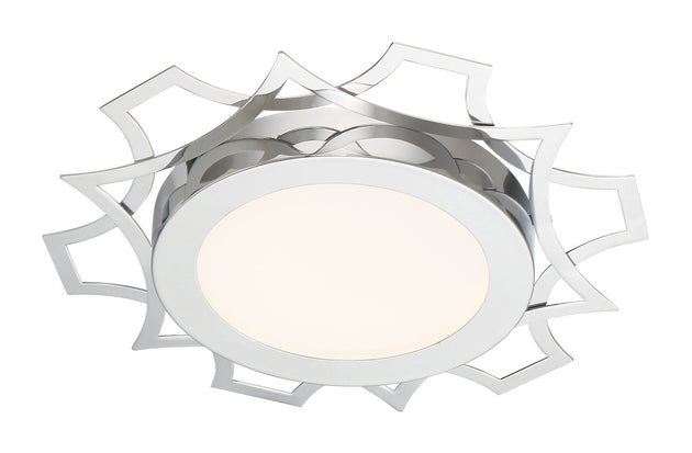 Designers Fountain - LED1279-CH - LED Flushmount - Deco Edge - Chrome