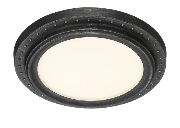 Designers Fountain - LED1292-WP - LED Flushmount - Deco Edge - Weathered Pewter