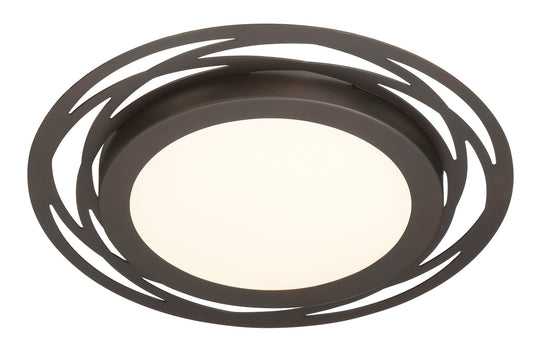 Designers Fountain - LED1297-SB - LED Flushmount - Deco Edge - Satin Bronze
