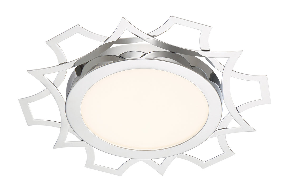 Designers Fountain - LED1299-CH - LED Flushmount - Deco Edge - Chrome
