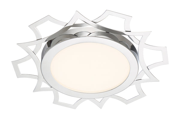 Designers Fountain - LED1299-CH - LED Flushmount - Deco Edge - Chrome