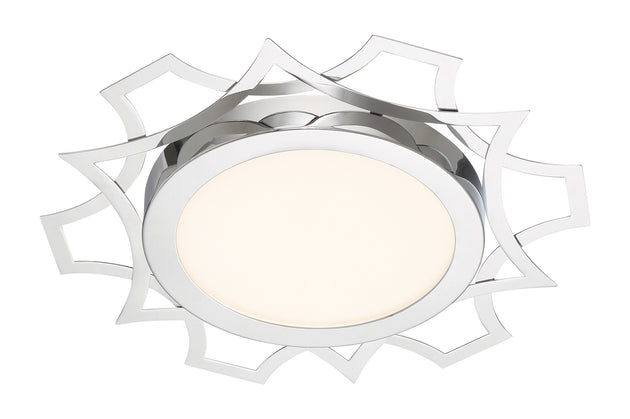 Designers Fountain - LED1299-CH - LED Flushmount - Deco Edge - Chrome