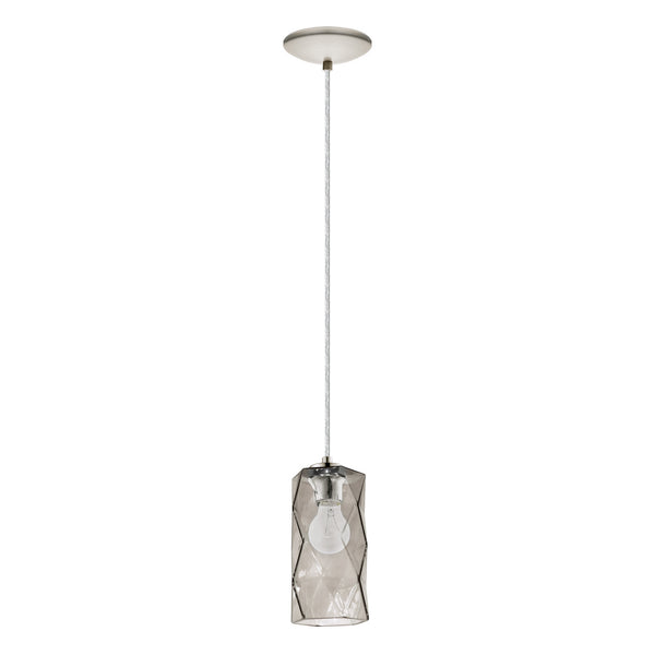 Eglo USA - 202403A - One Light Mini Pendant - Estevau - Satin Nickel