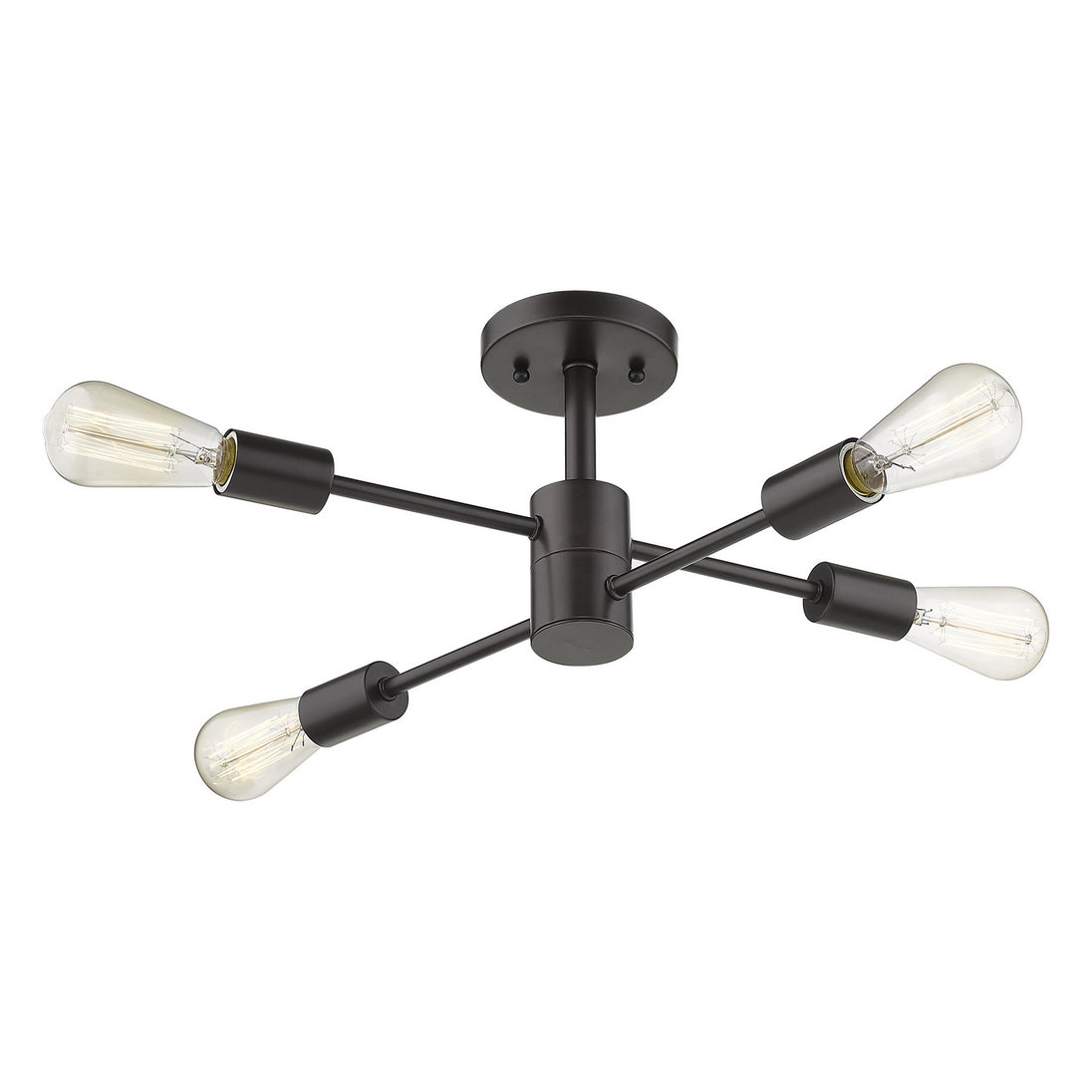 Eglo USA - 203485A - Four Light Ceiling Mount - Willsboro - Bronze