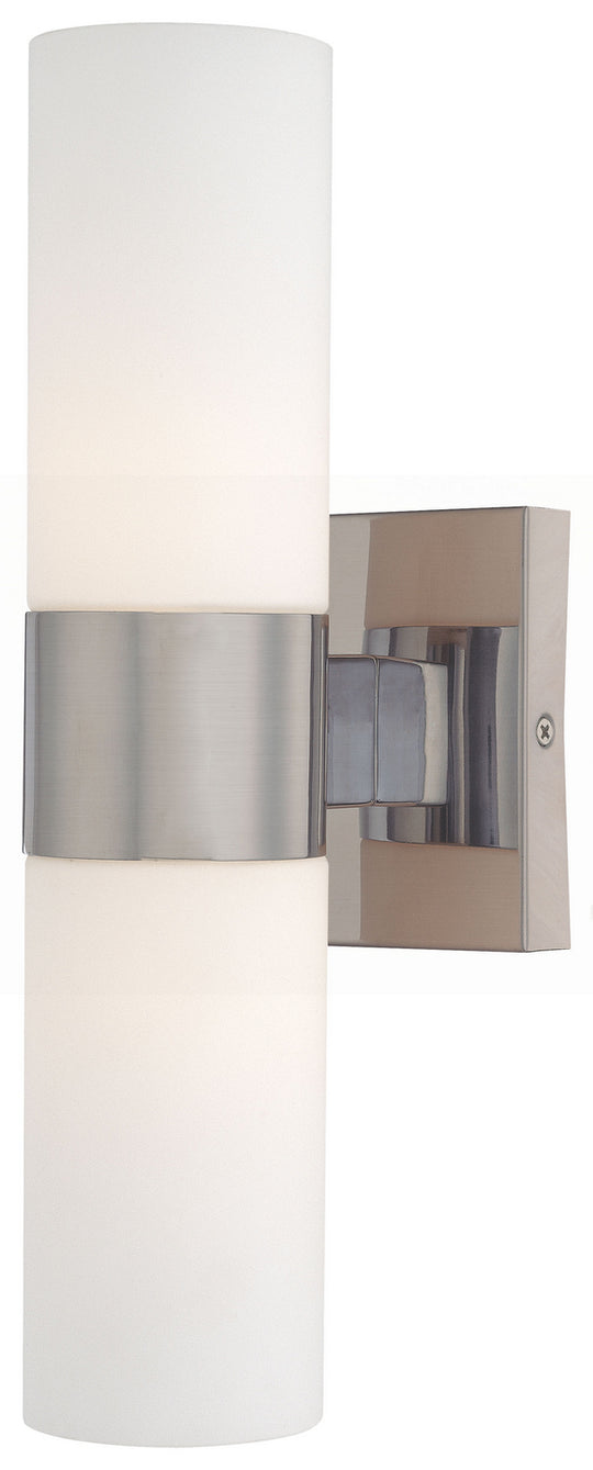 Minka-Lavery - 6212-84 - Two Light Wall Sconce - Brushed Nickel