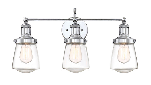 Designers Fountain - 69503-CH - Three Light Bath Bar - Taylor - Chrome