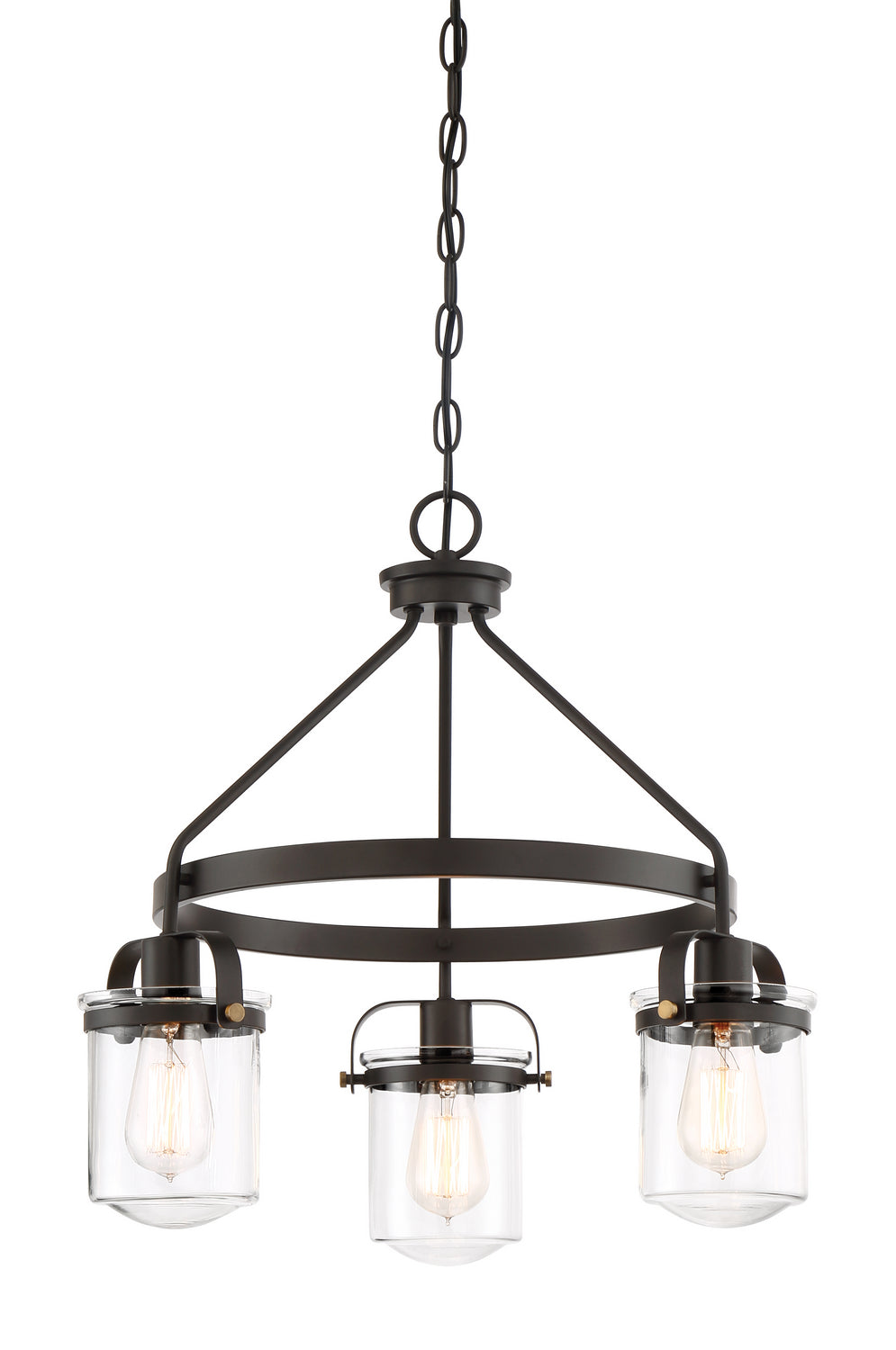 Designers Fountain - 90683-ORB - Three Light Chandelier - Jaxon - Oil Rubbed Bronze