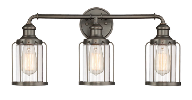 Designers Fountain - 91303-SCB - Three Light Bath Bar - Anson - Satin Copper Bronze