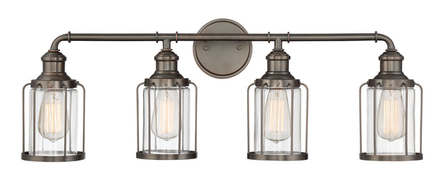 Designers Fountain - 91304-SCB - Four Light Bath Bar - Anson - Satin Copper Bronze