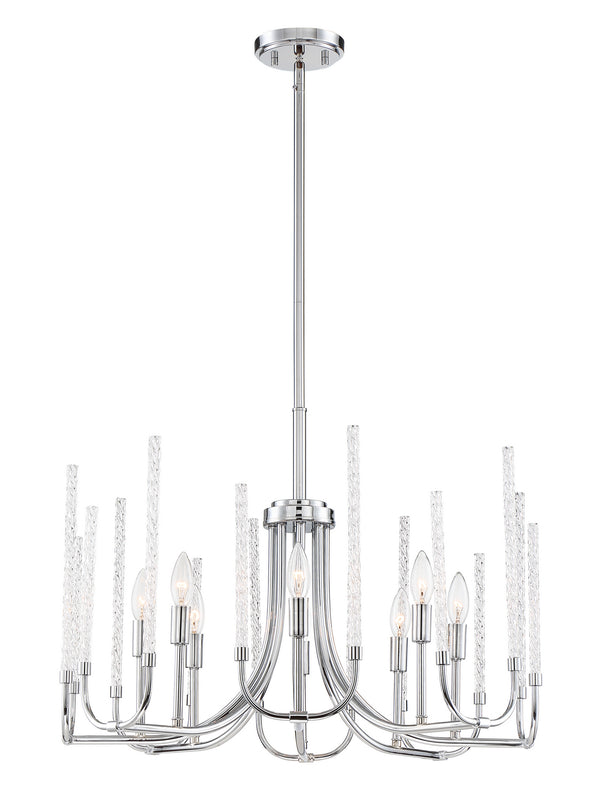 Designers Fountain - 91788-CH - Eight Light Chandelier - Laretto - Chrome