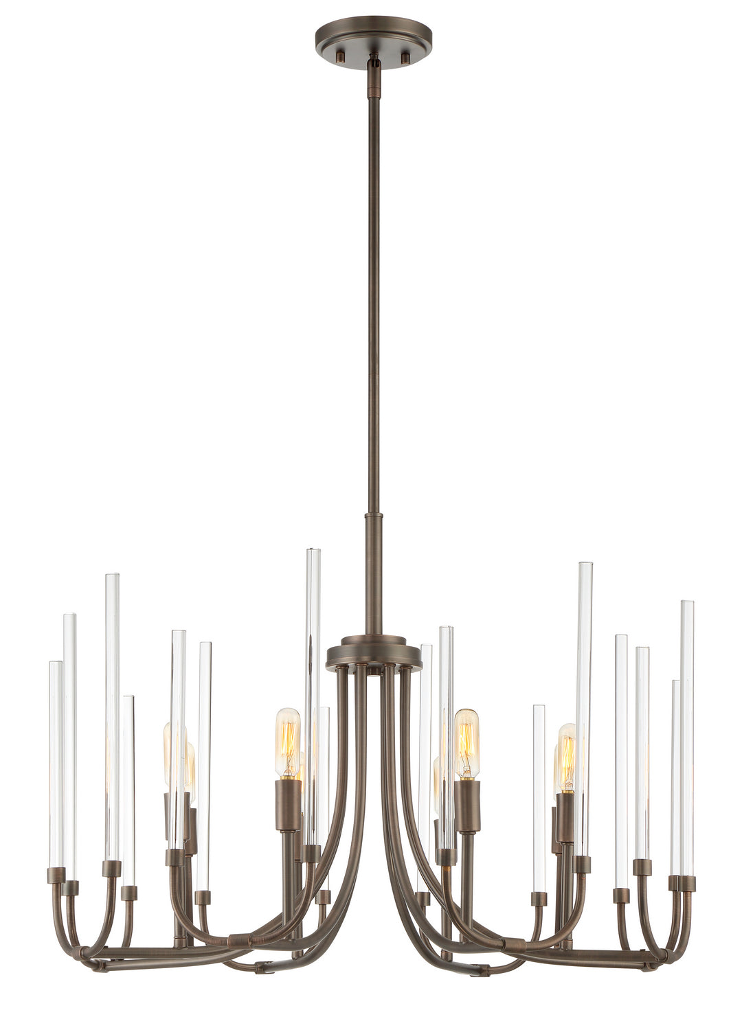 Designers Fountain - 91788-SCB - Eight Light Chandelier - Laretto - Satin Copper Bronze