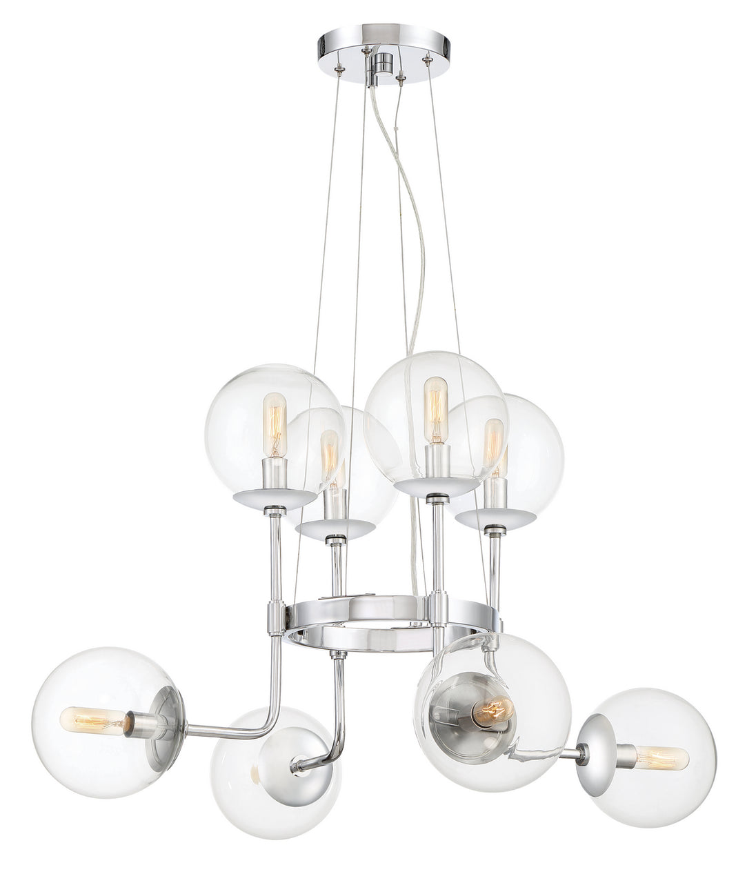 Designers Fountain - 92088-CH - Eight Light Chandelier - Welton - Chrome