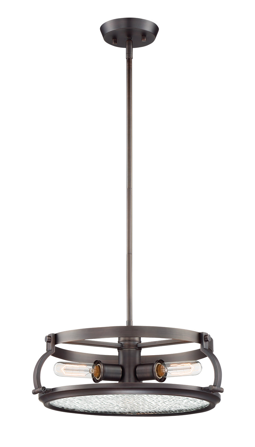 Designers Fountain - 92131-SCB - Three Light Pendant - Eaton - Satin Copper Bronze