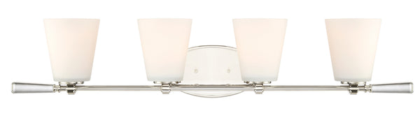 Designers Fountain - 92204-PN - Four Light Bath - Abree - Polished Nickel