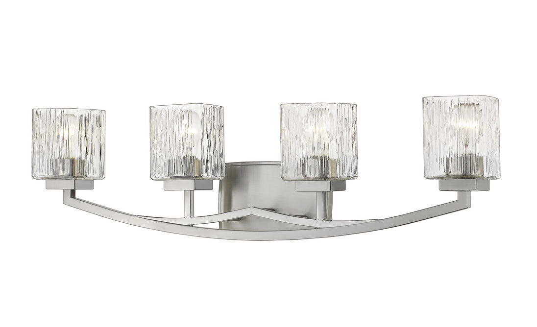 Z-Lite - 1929-4V-BN - Four Light Vanity - Zaid - Brushed Nickel