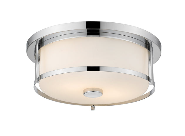 Z-Lite - 465F16-CH - Three Light Flush Mount - Savannah - Chrome
