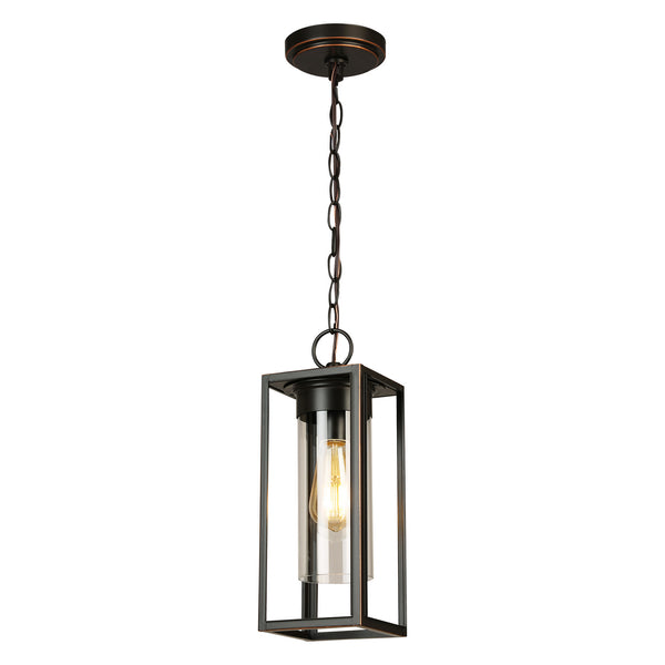 Eglo USA - 203663A - One Light Outdoor Pendant - Walker Hill - Oil Rubbed Bronze