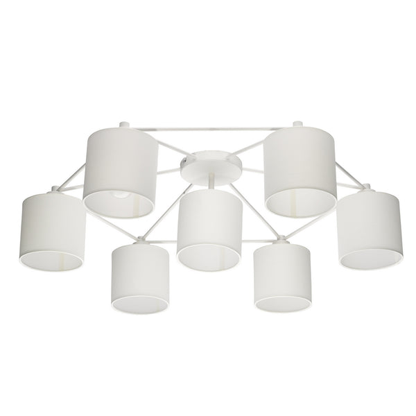 Eglo USA - 97903A - Seven Light Ceiling Mount - Staiti - White