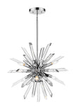 Z-Lite - 4003-6CH - Six Light Chandelier - Burst - Chrome