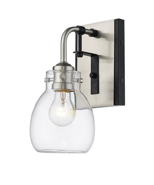 Z-Lite - 466-1S-MB-BN - One Light Wall Sconce - Kraken - Matte Black / Brushed Nickel