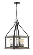 Z-Lite - 472-5D-ABB - Five Light Chandelier - Kirkland - Ashen Barnboard