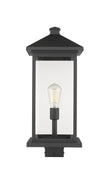 Z-Lite - 531PHBXLS-BK - One Light Outdoor Post Mount - Portland - Black