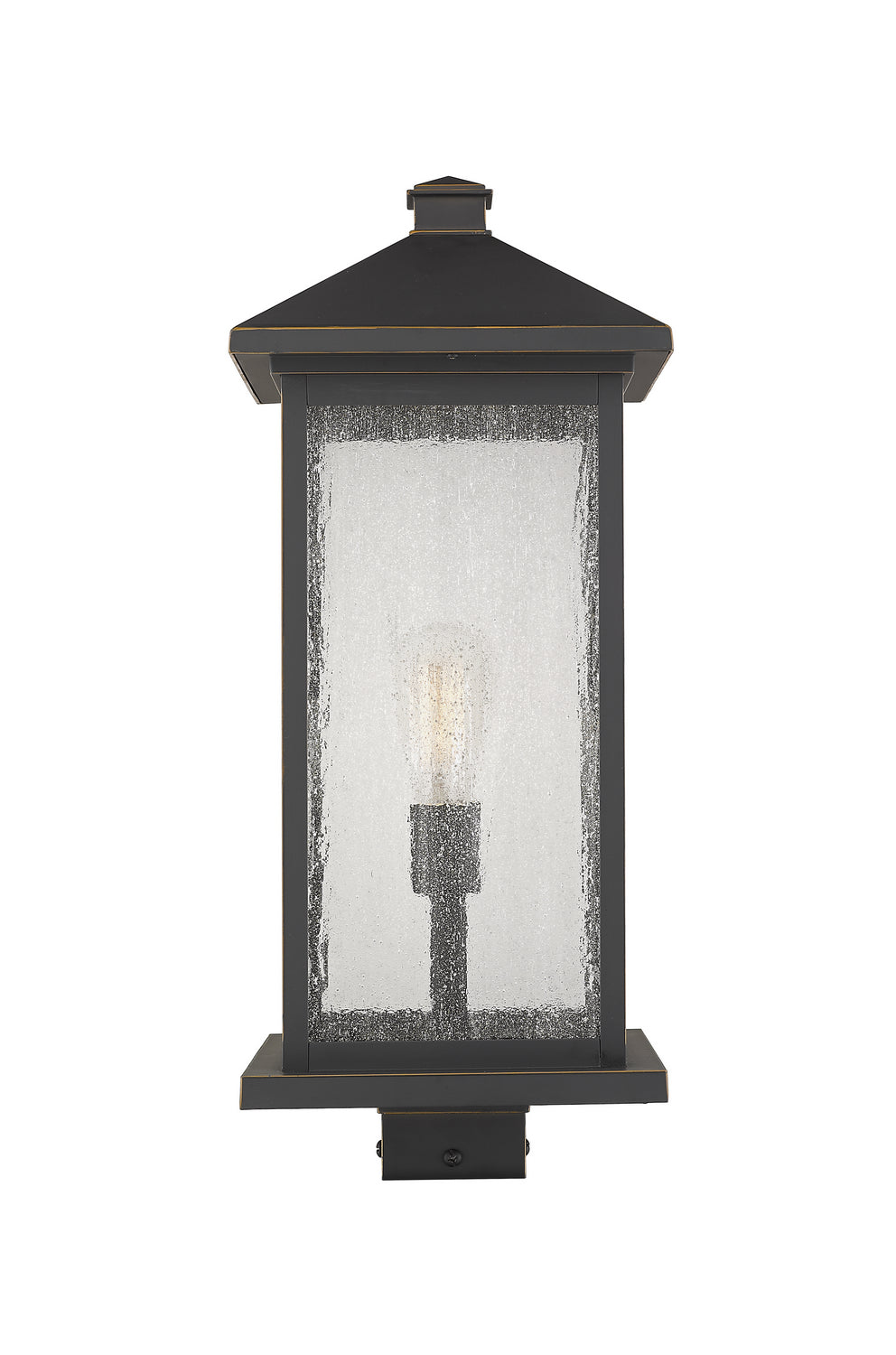 Z-Lite - 531PHBXLS-ORB - One Light Outdoor Post Mount - Portland - Oil Rubbed Bronze