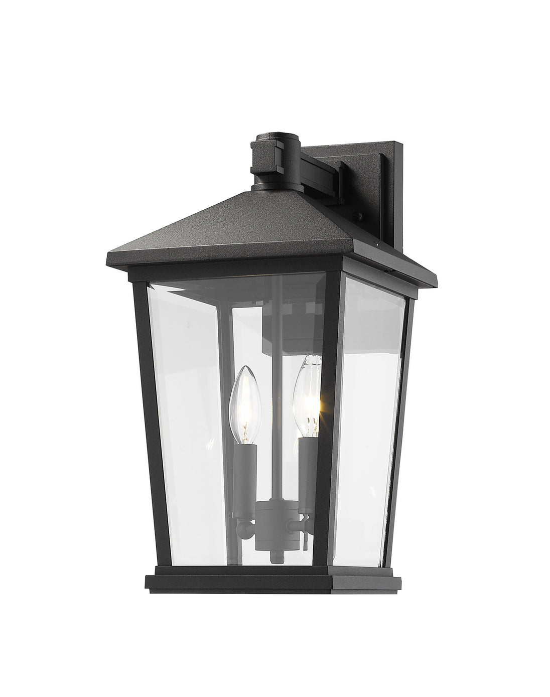 Z-Lite - 568B-BK - Two Light Outdoor Wall Mount - Beacon - Black