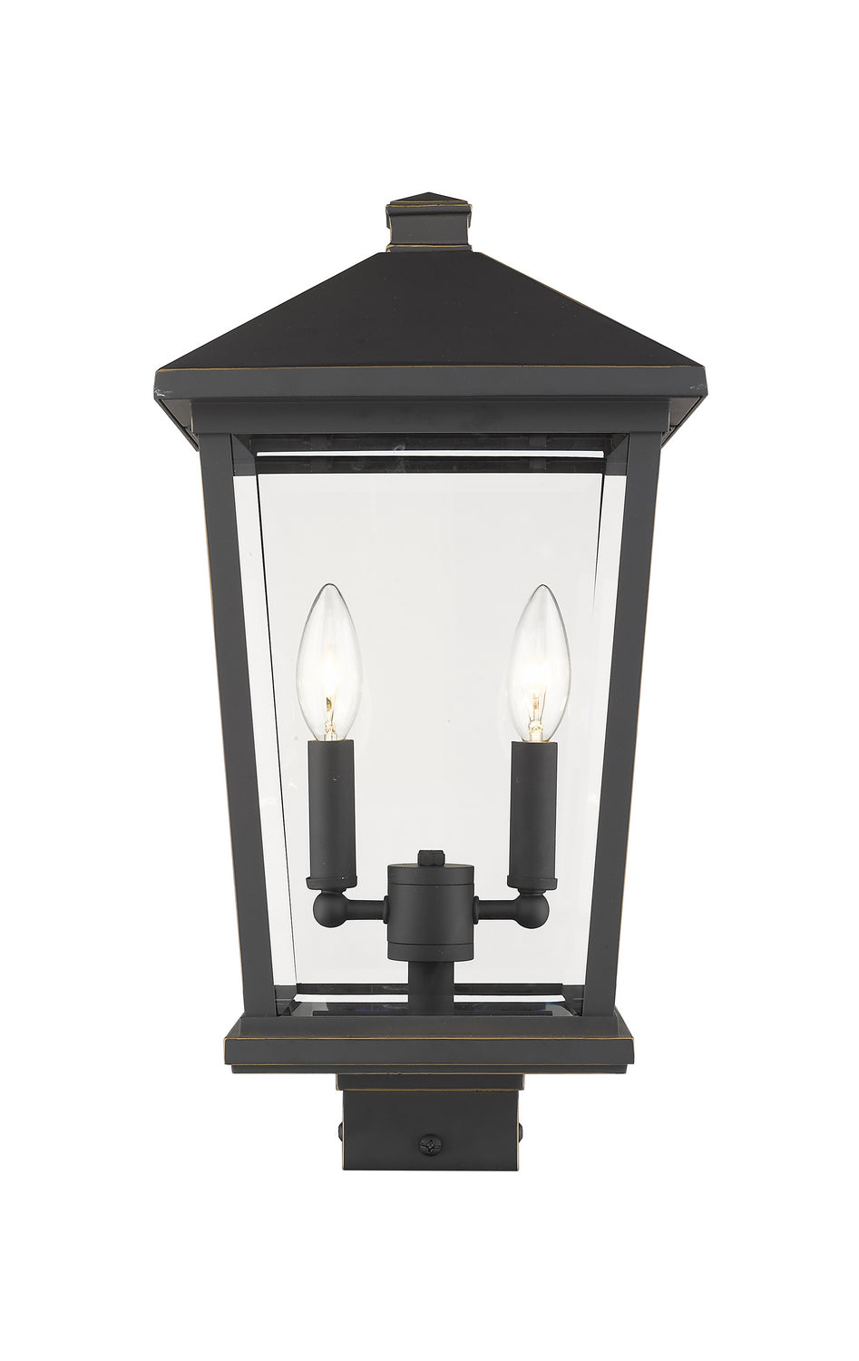 Z-Lite - 568PHBS-ORB - Two Light Outdoor Post Mount - Beacon - Oil Rubbed Bronze