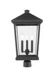 Z-Lite - 568PHXLR-BK - Three Light Outdoor Post Mount - Beacon - Black