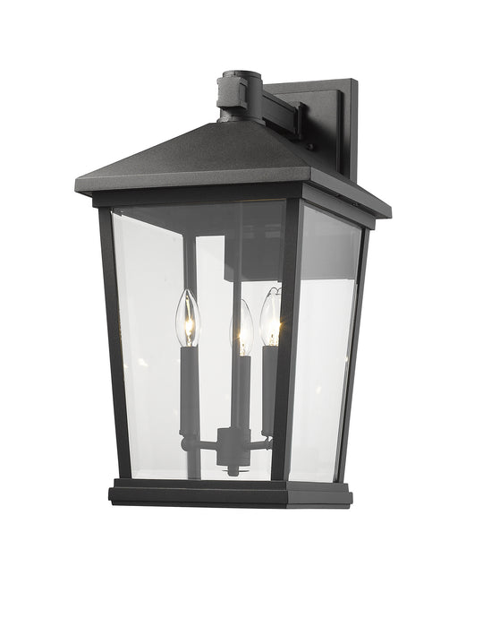 Z-Lite - 568XL-BK - Three Light Outdoor Wall Sconce - Beacon - Black