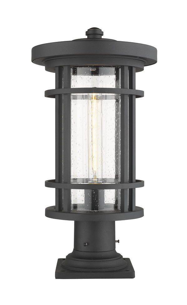 Z-Lite - 570PHB-533PM-BK - One Light Outdoor Pier Mount - Jordan - Black