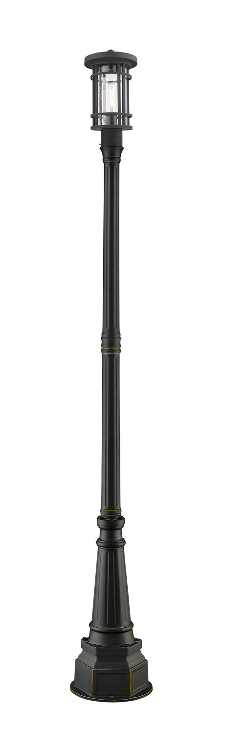 Z-Lite - 570PHM-564P-ORB - One Light Outdoor Post Mount - Jordan - Oil Rubbed Bronze