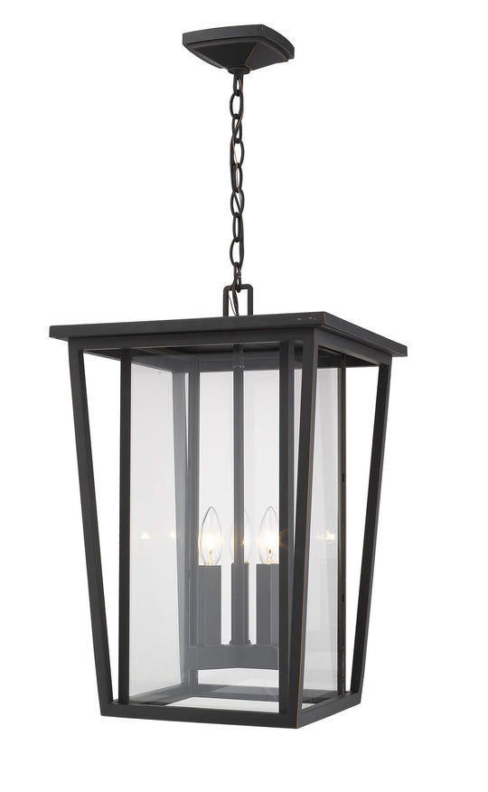 Z-Lite - 571CHXL-ORB - Three Light Outdoor Chain Mount - Seoul - Oil Rubbed Bronze