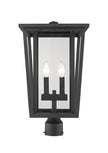 Z-Lite - 571PHBR-BK - Two Light Outdoor Post Mount - Seoul - Black