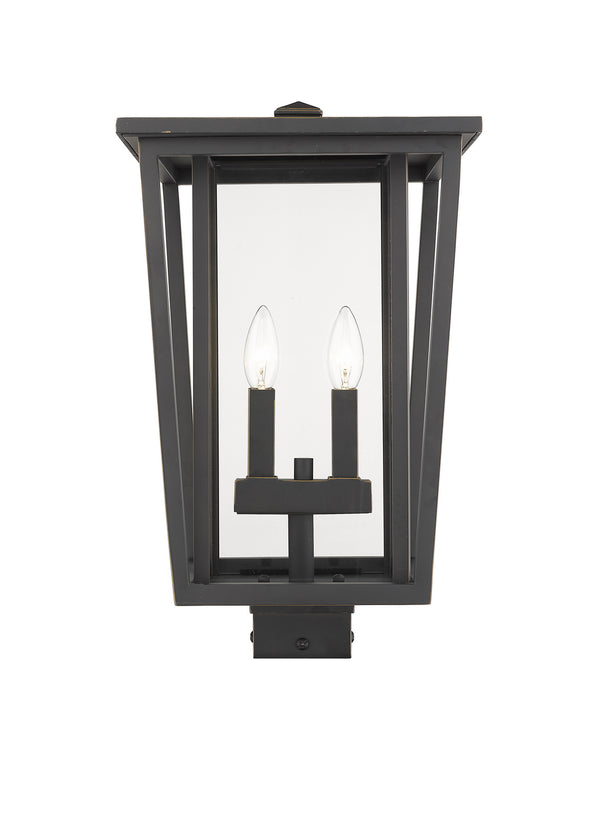 Z-Lite - 571PHBS-ORB - Two Light Outdoor Post Mount - Seoul - Oil Rubbed Bronze