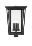 Z-Lite - 571PHXLS-BK - Three Light Outdoor Post Mount - Seoul - Black