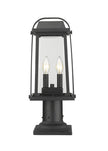 Z-Lite - 574PHMR-533PM-BK - Two Light Outdoor Pier Mount - Millworks - Black